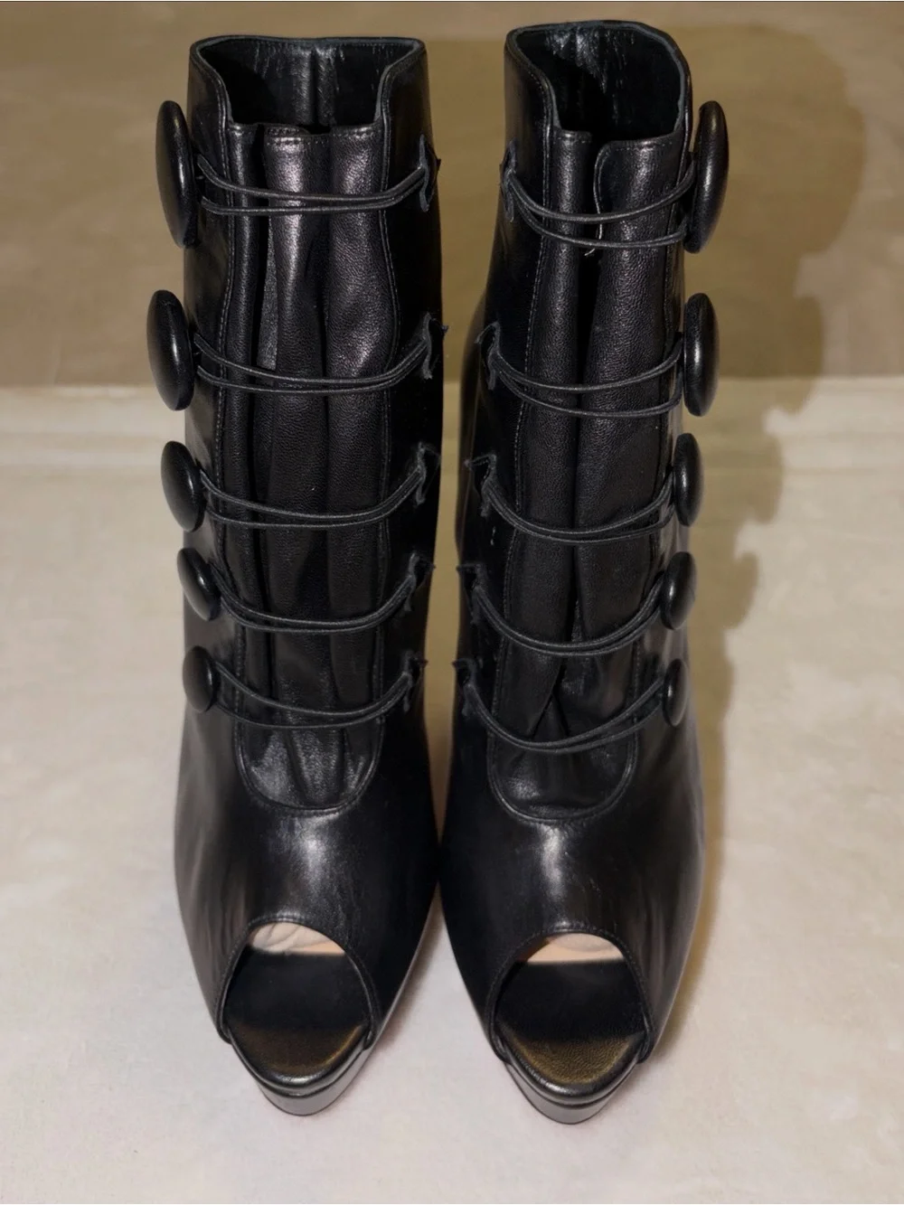 Authentic Christian Louboutin  Lady Booton 150 platform booties